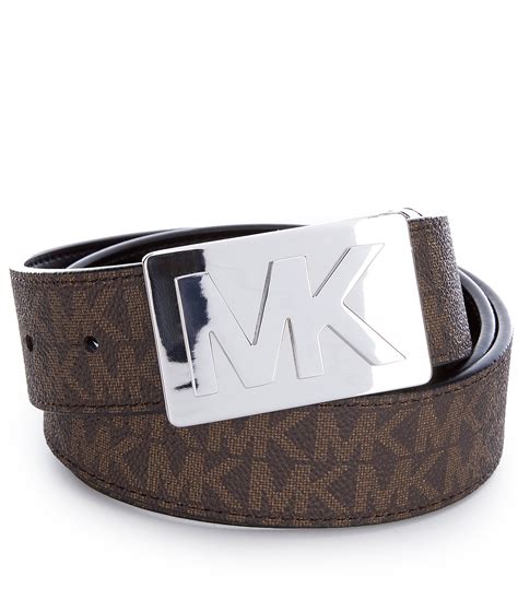 michael kors mens leather belt|Michael Kors belt price.